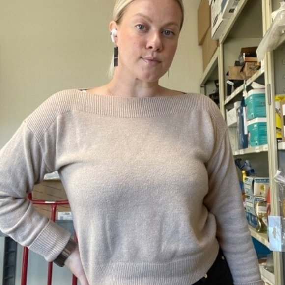 Mango Cousin Boat Neck Sweater - XS - Picture 2 of 5